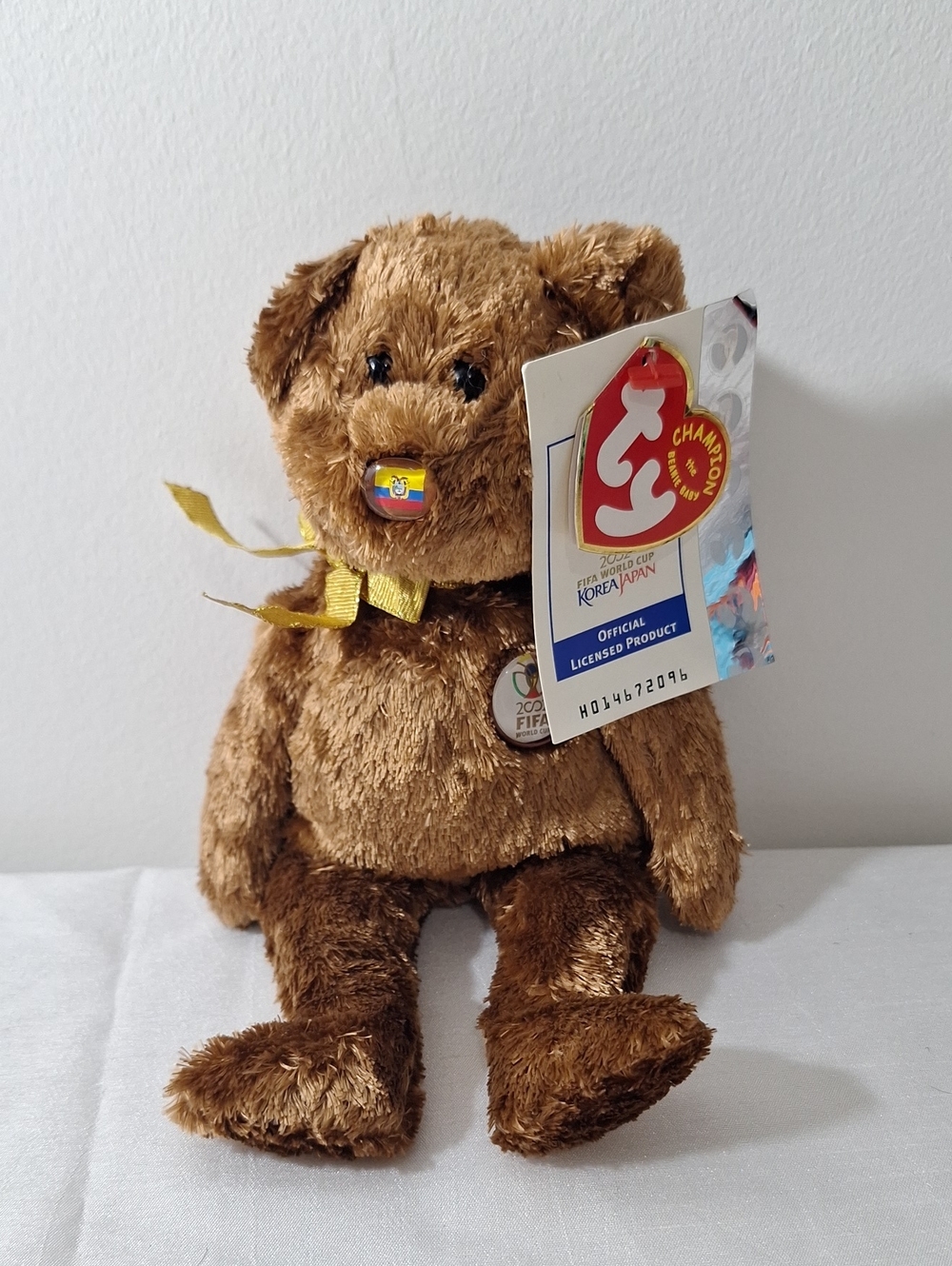 ECUADOR Beanie Babies TY Bear